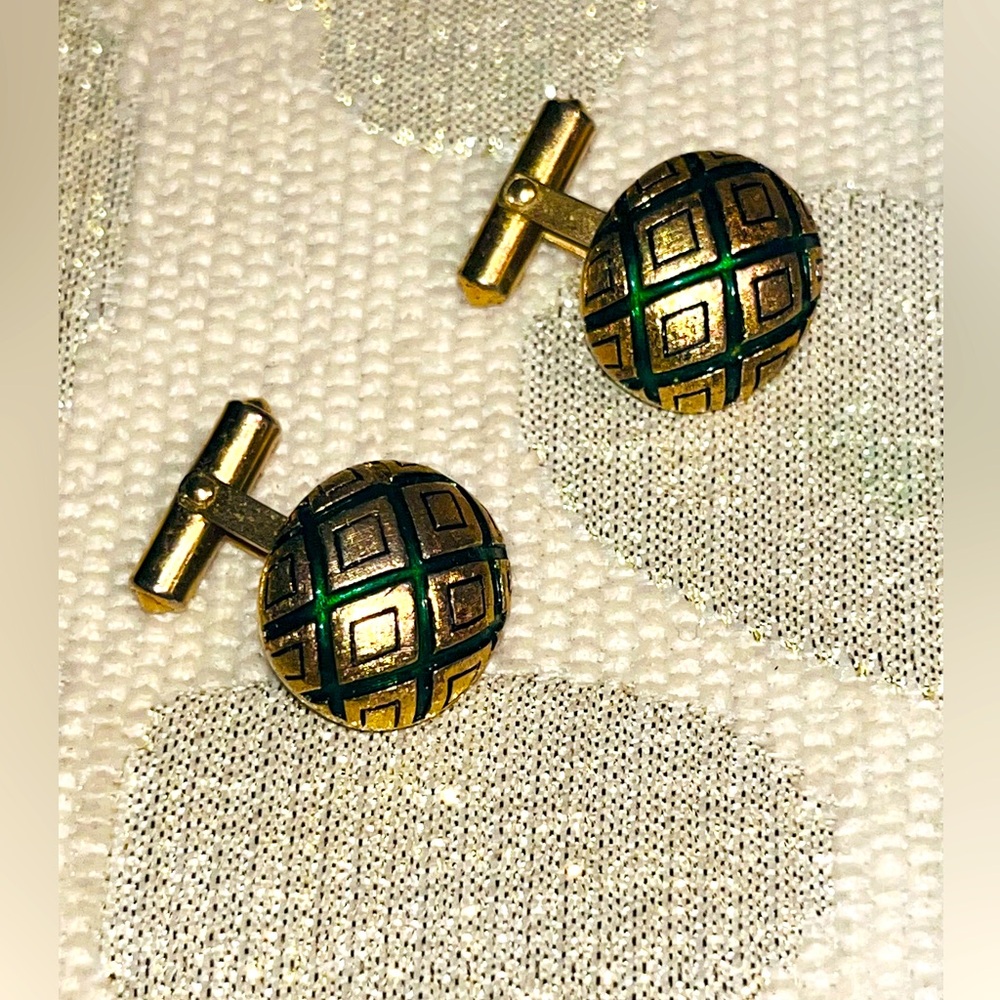 Christian Dior men’s cuff links antique